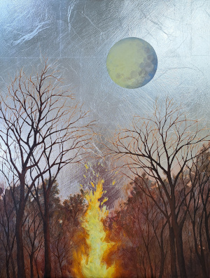 Bonfire Moon - New Paintings 2022