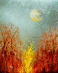 Autumn Fire Moon