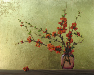 Balance (Flowering Quince in Vase)