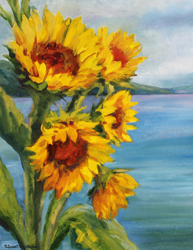 Keuka Lake Sunflowers