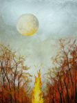 Spring Fire Moon