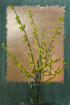 Forsythia in Vase