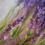 Lavender and Bee