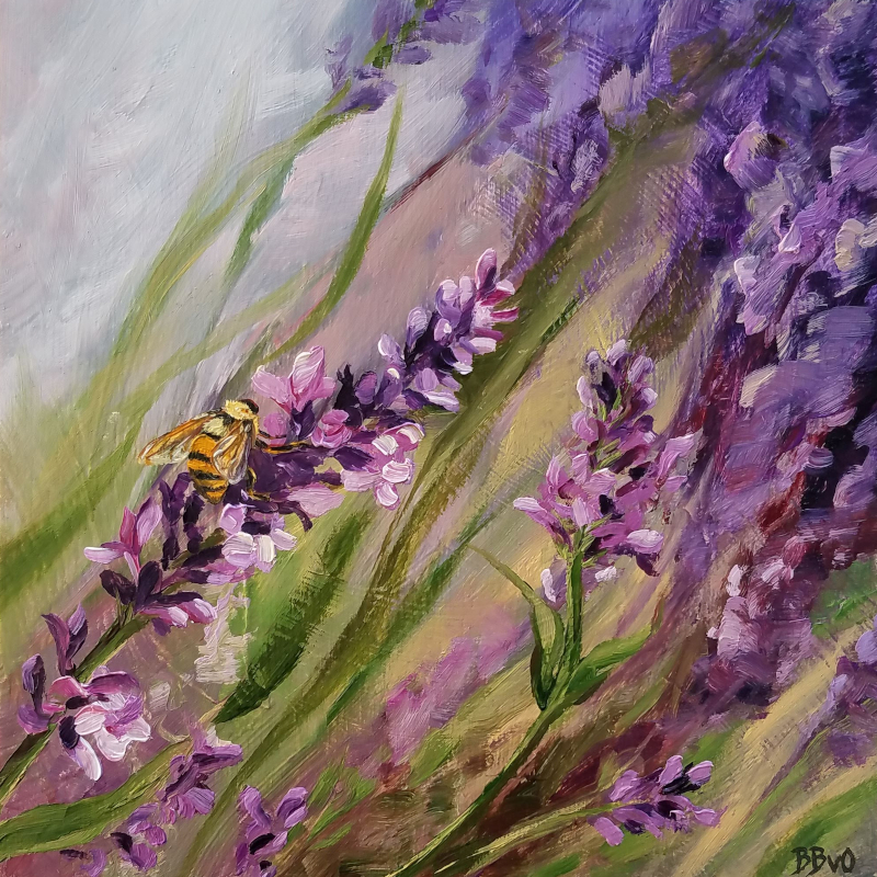 Lavender and Bee