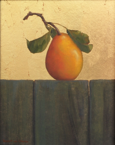 Pear on Ledge