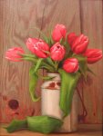 Tulips by the Barn